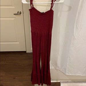 Maroon Jumsuit